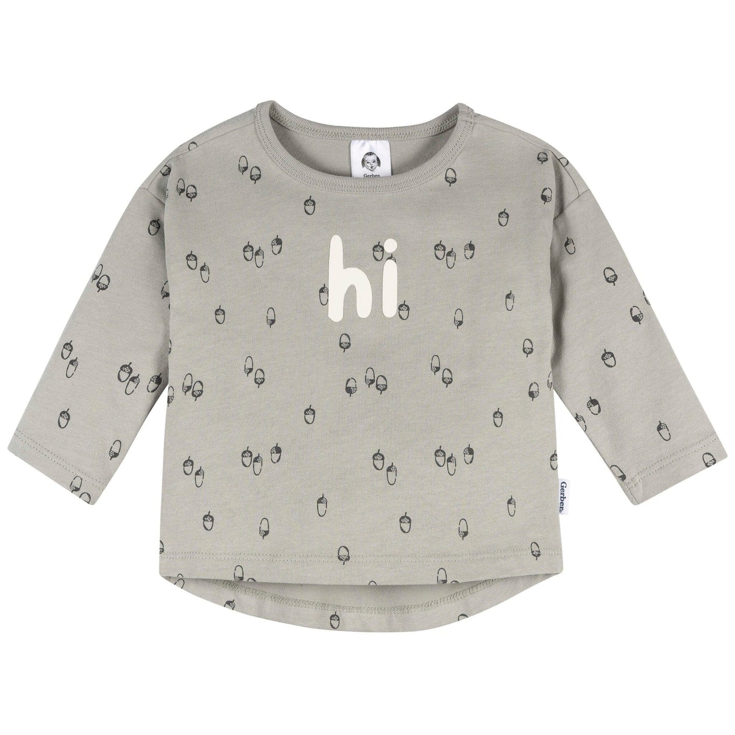 2-Piece Baby Boys Gray Arcon Top & Joggers