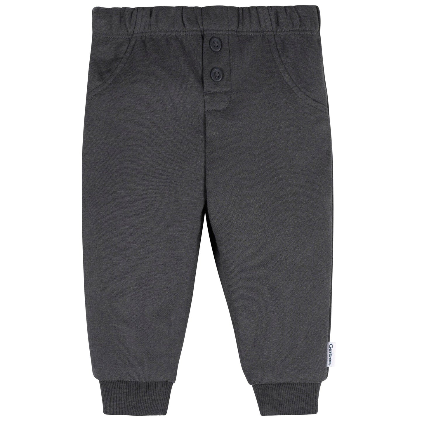 2-Piece Baby Boys Gray Arcon Top & Joggers