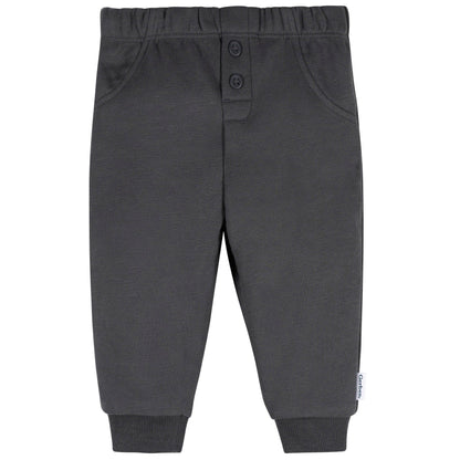 2-Piece Baby Boys Gray Arcon Top & Joggers