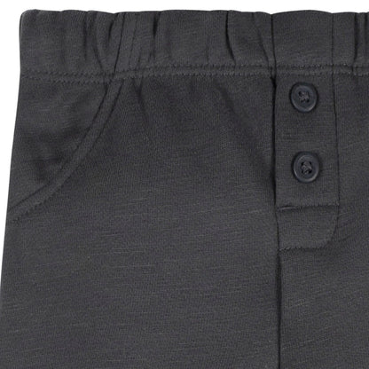 2-Piece Baby Boys Gray Arcon Top & Joggers