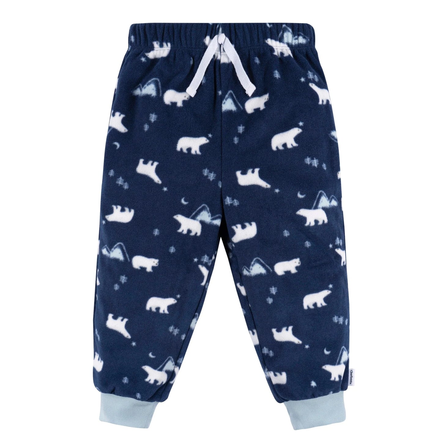 2-Piece Boys Polar Bears Fleece Pajamas
