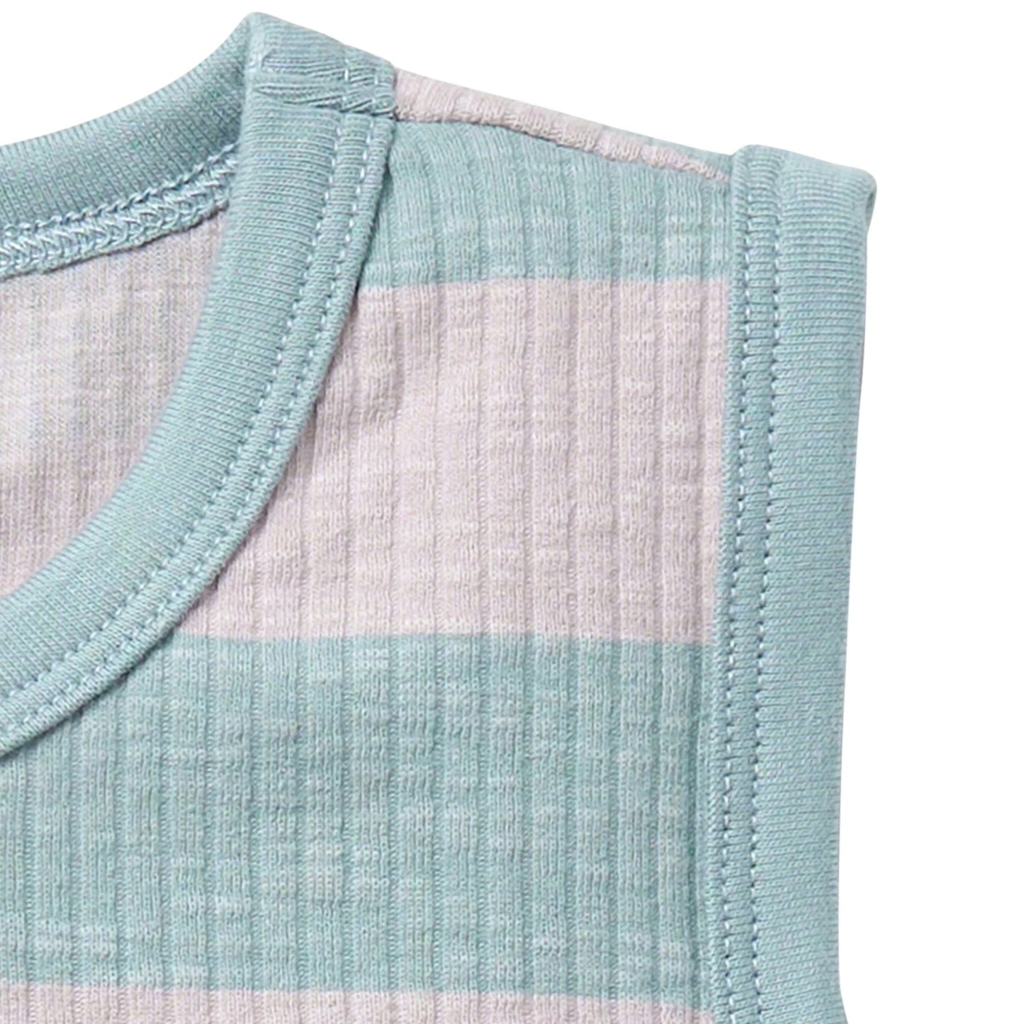 Boys Medium Teal Stripe Tank Top