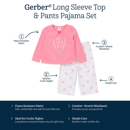 2-Piece Berry Pajama Set